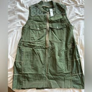 Anthropologie Green Vest Dress (NWT)